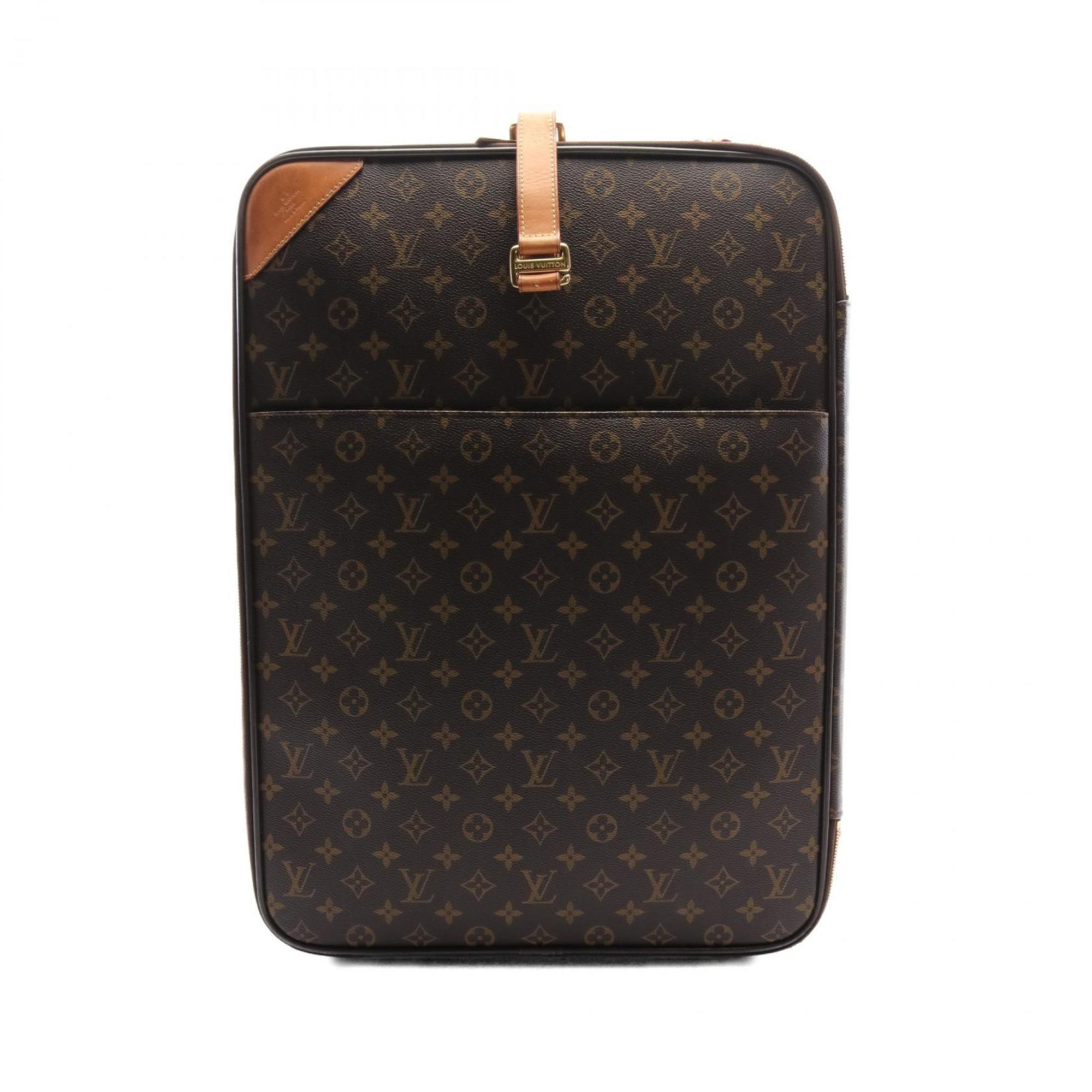 Louis Vuitton Pegasus 55 Monogram Carry Bag, Coated Canvas, Leather, Men's, Women's, Brown, M23294