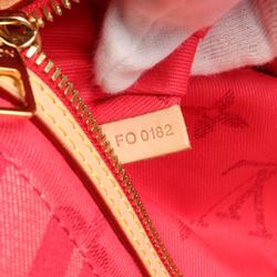 Louis Vuitton Plan Soleil Cabas PM Rouge Grenadine Tote Bag Canvas Suede Leather Women's Red Pink M94146