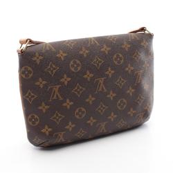 Louis Vuitton Musette Tango Short Strap Monogram Shoulder Bag Coated Canvas Leather Women's Brown M51257