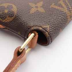 Louis Vuitton Musette Tango Short Strap Monogram Shoulder Bag Coated Canvas Leather Women's Brown M51257