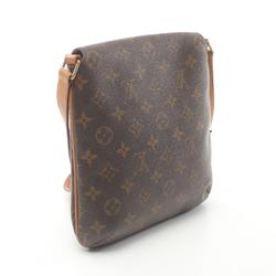 Louis Vuitton Musette Salsa Short Strap Monogram Shoulder Bag, Coated Canvas, Leather, Women's, Brown, M51258