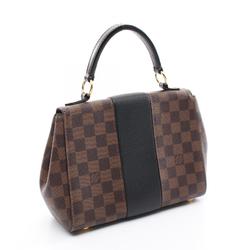 LOUIS VUITTON Bond Street BB Damier Ebene Handbag Bag Coated Canvas Leather Women's Brown Black N41073