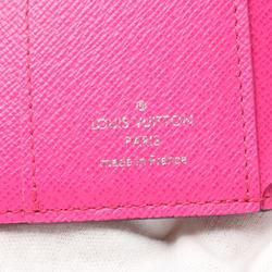 Louis Vuitton LOUIS VUITTON Portefeuille Zoe Monogram Tri-fold Wallet Coated Canvas Leather Women's Brown Pink M82982