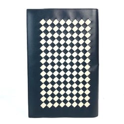 BOTTEGA VENETA Bottega Veneta Intrecciato Stationery Notebook Memo Pad Leather Women's Black