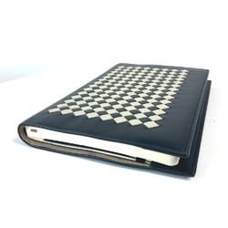 BOTTEGA VENETA Bottega Veneta Intrecciato Stationery Notebook Memo Pad Leather Women's Black