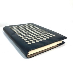 BOTTEGA VENETA Bottega Veneta Intrecciato Stationery Notebook Memo Pad Leather Women's Black