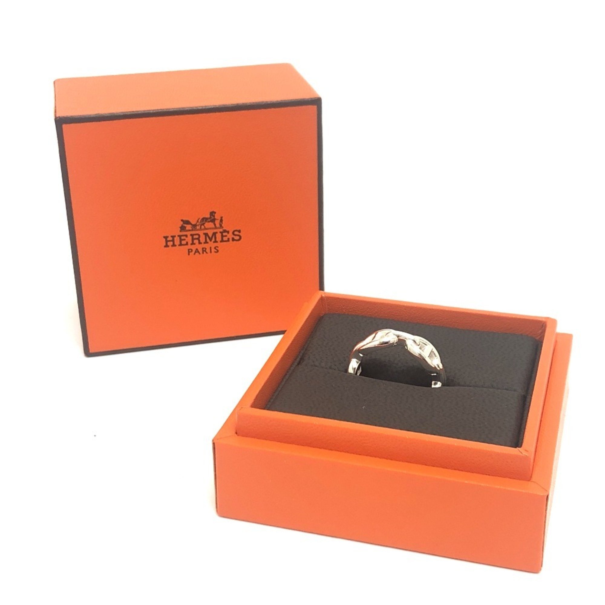 HERMES Hermes Chaine d'Ancre Anchaine PM Ring, Accessory, SV925, Women's, Silver