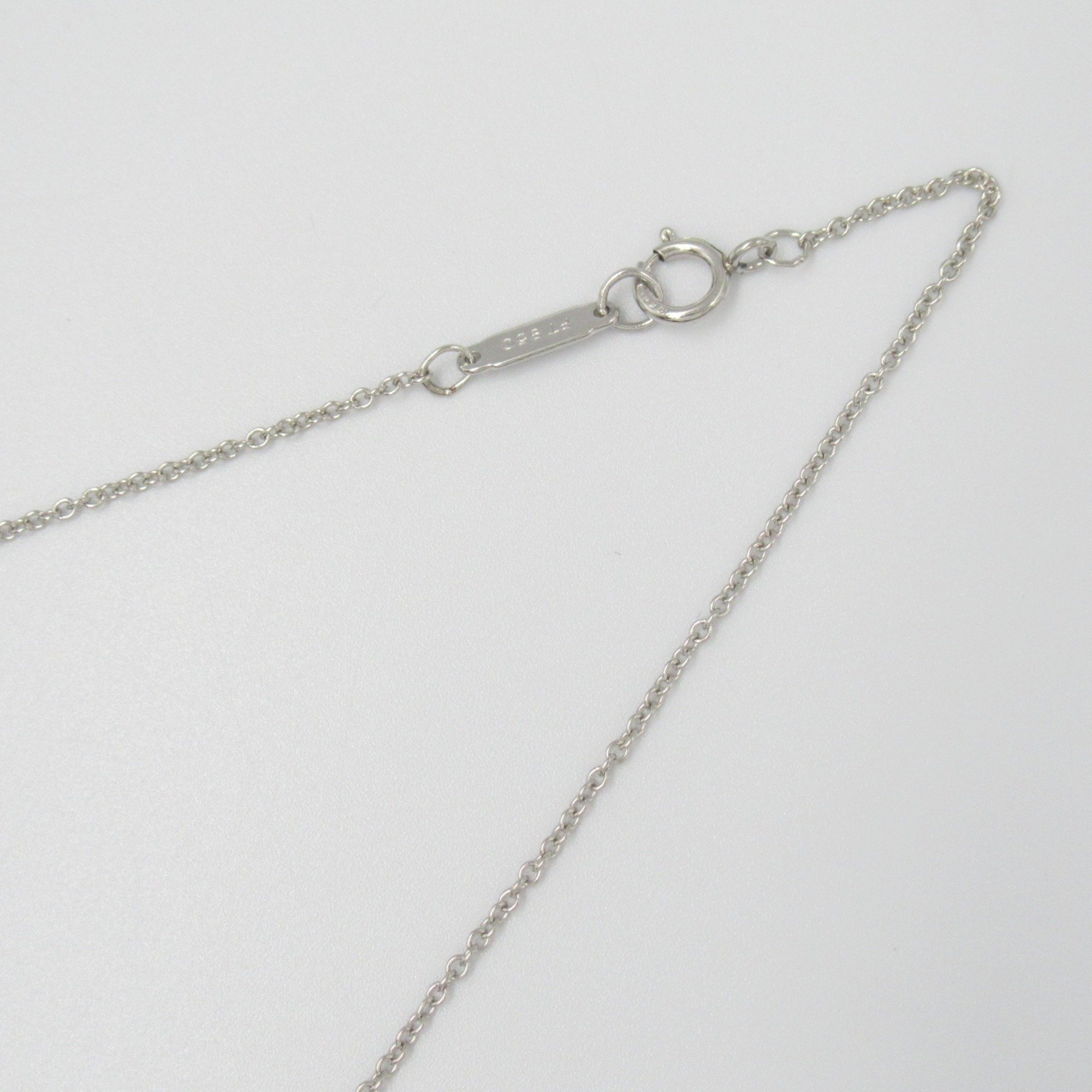 Tiffany & Co. Swing Diamond Necklace, Pt950 Platinum, Diamond, Women's, Clear