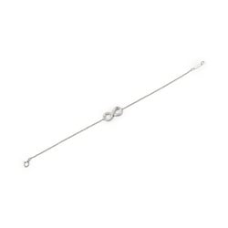 Tiffany & Co. Diamond Infinity Bracelet, Pt950 Platinum, Diamond, Women's, Clear