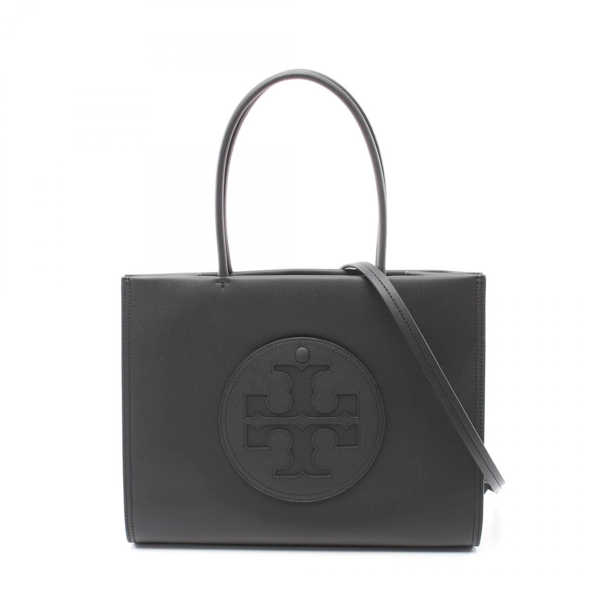 Tory Burch ELLA Tote Bag Leather Women's Black 145612001