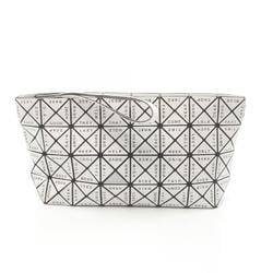 BAO ISSEYMIYAKE Pouch Bag Coated Canvas Women's White Black