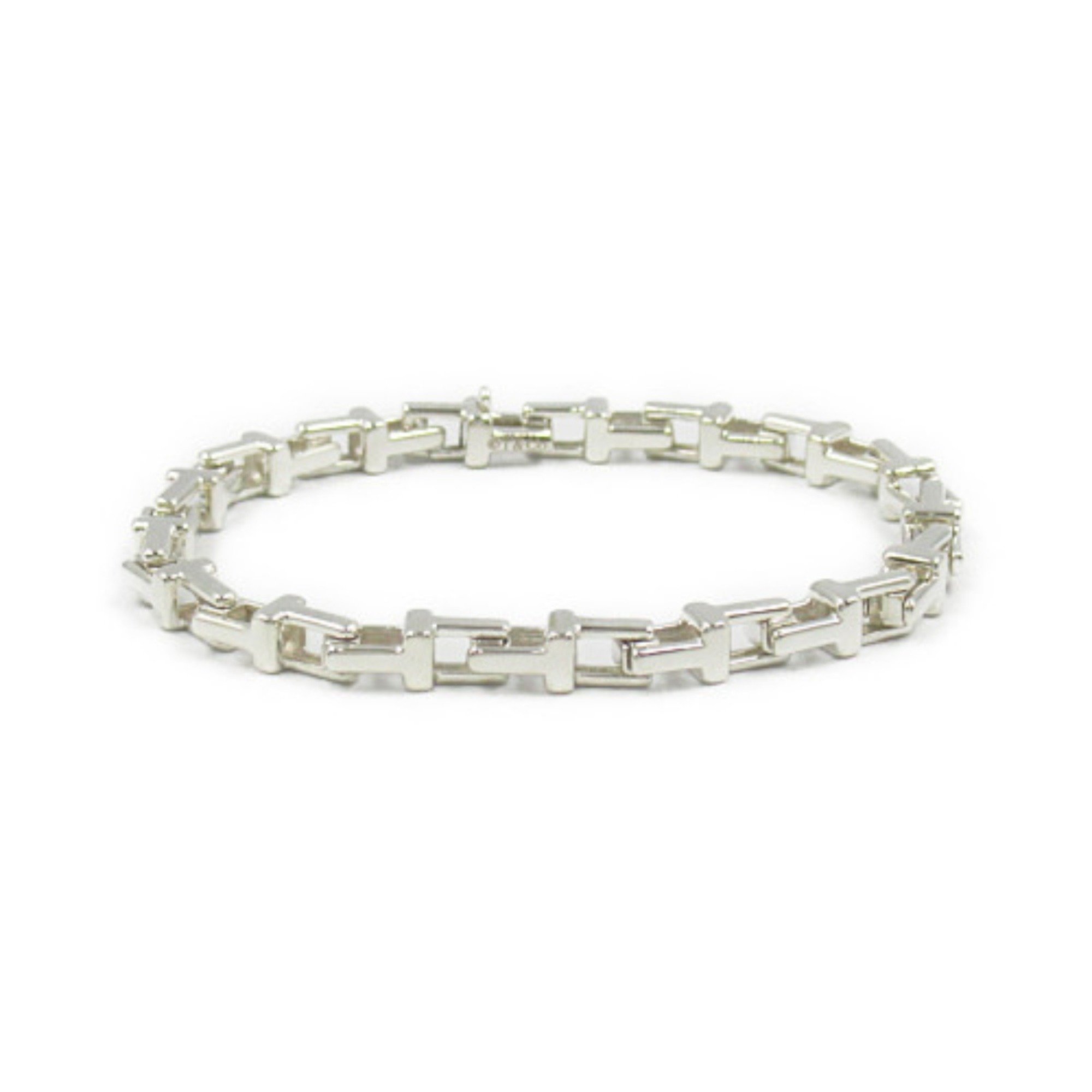 Tiffany & Co. T Narrow Bracelet, Silver 925, Women's,