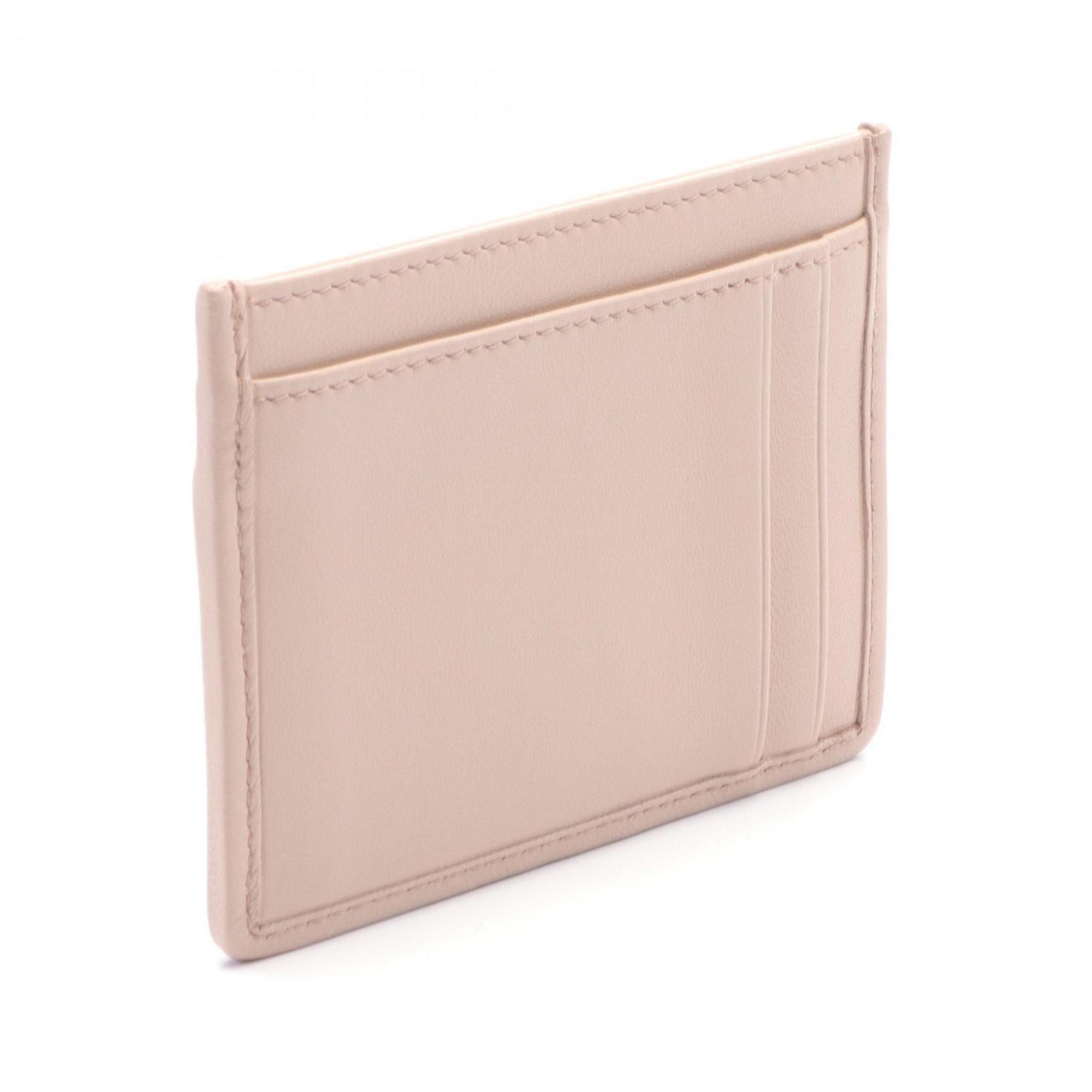 Miu Miu Miu MATELASSE Business Card Holder/Card Case Leather Women's Pink 5MC0762FPPF0236