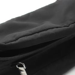 PRADA TESSUTO Waist Bag, Body Nylon, Men's, Women's, Black, 2VL008