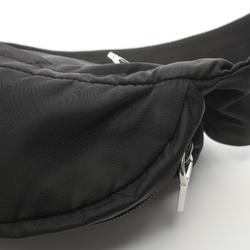 PRADA TESSUTO Waist Bag, Body Nylon, Men's, Women's, Black, 2VL008