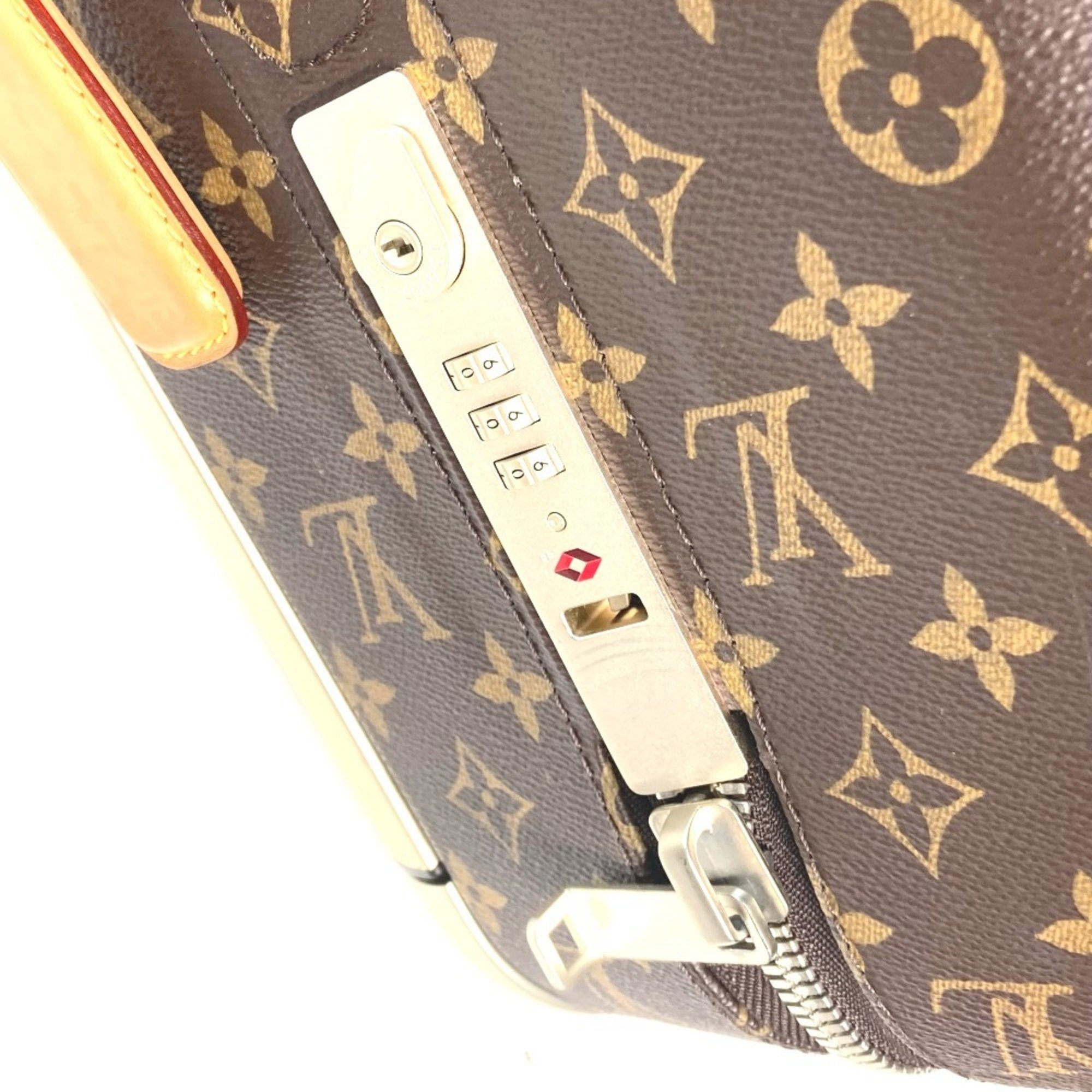 LOUIS VUITTON M23209 Monogram Horizon 50 Travel Bag 4-Wheel Trolley Trunk Carry Canvas Men's Women's Brown