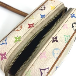 LOUIS VUITTON M58033 Monogram Multi Truth Wapiti Pouch Multicolor Canvas Women's Blanc White x