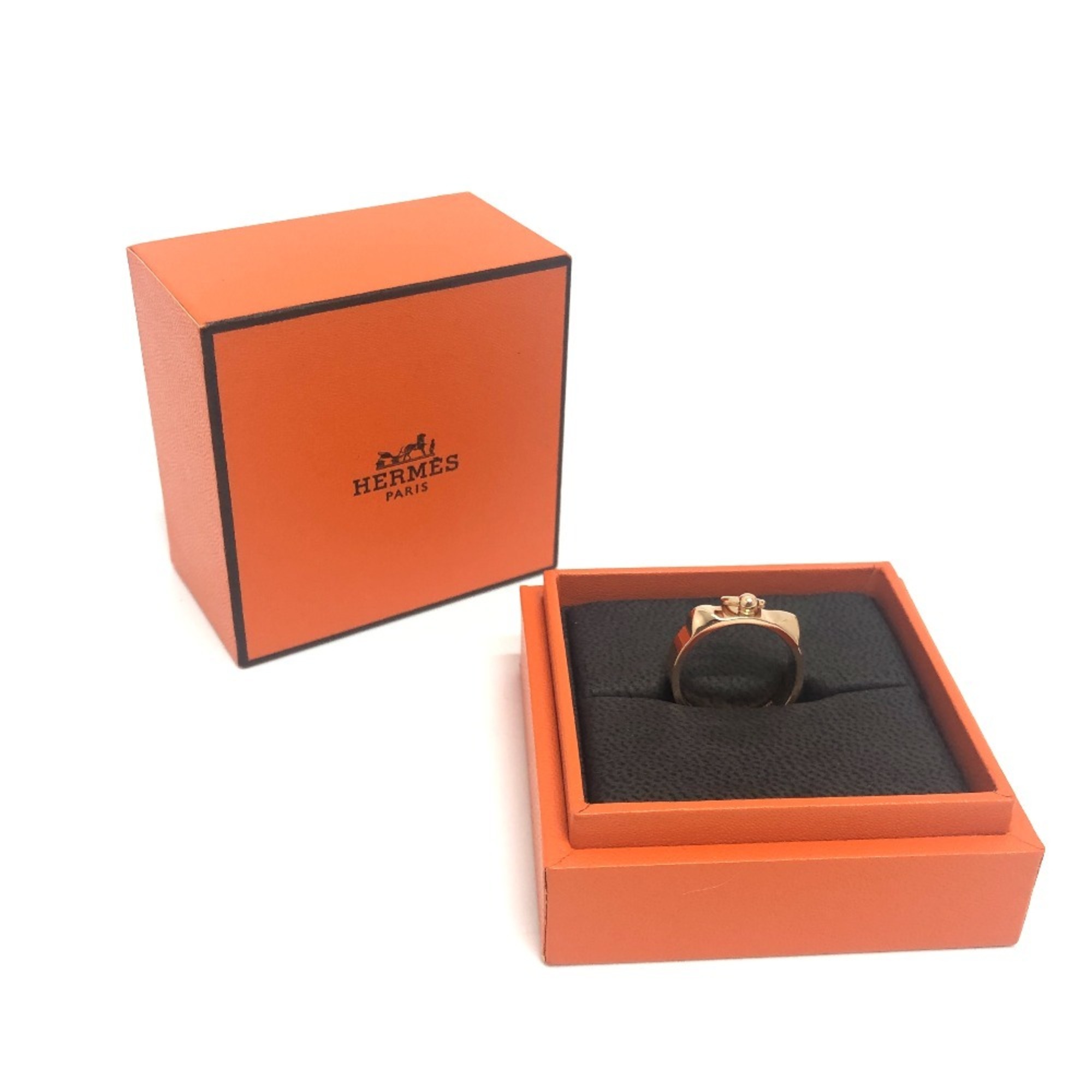 HERMES Hermes Collier de Chien Ring, Rings, Accessories, K18PG, Women's, Gold