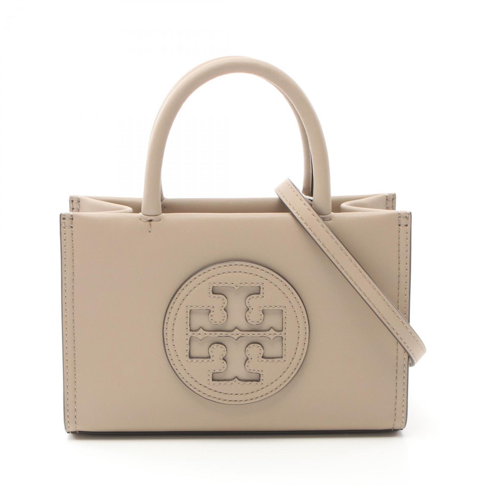 Tory Burch Ella Tote Bag, Faux Leather, Women's, Beige, 145613201