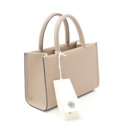 Tory Burch Ella Tote Bag, Faux Leather, Women's, Beige, 145613201