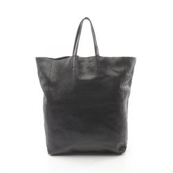 CELINE Vertical Cabas Tote Bag Leather Women's Black 164403