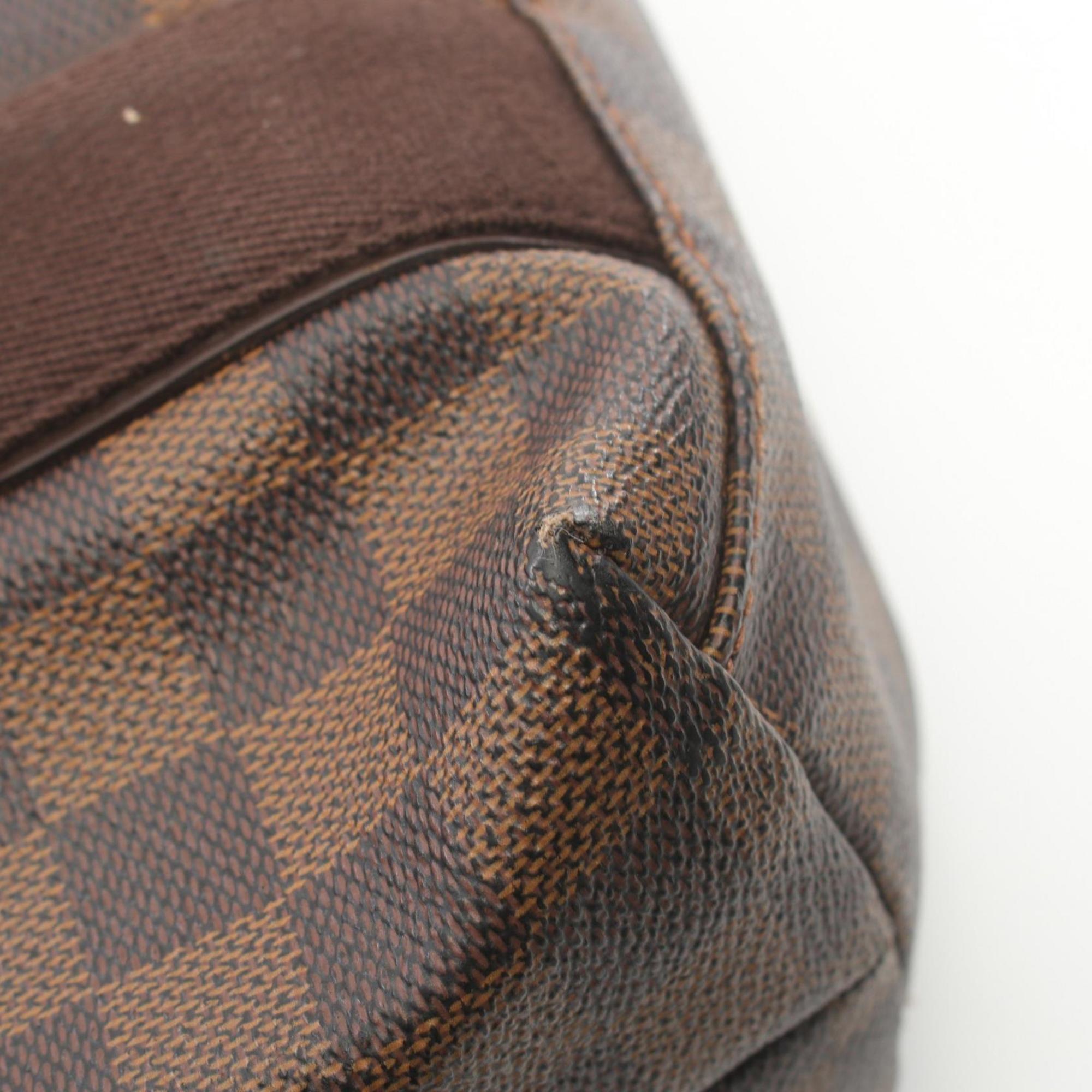 Louis Vuitton LOUIS VUITTON Cabas Bobur Damier Ebene Tote Bag Coated Canvas Leather Men's Women's Brown N52006