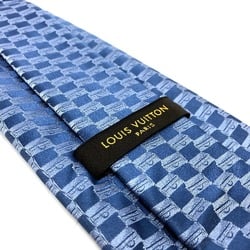 LOUIS VUITTON Louis Vuitton Silk Necktie Men's Blue