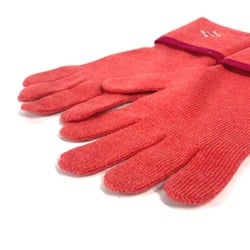 LOUIS VUITTON M70838 Gon Pop Monogram Gloves Wool Cashmere Women's Pink