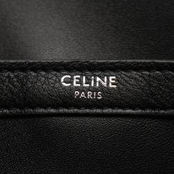 CELINE Medium Cabas Tote Bag Leather Men's Black 116273FGA 38SI