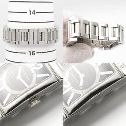 BVLGARI Rettangolo Watch Stainless Steel Ladies Black RT39S