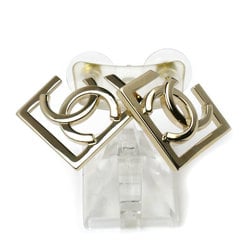 CHANEL Metal Coco Mark Square Earrings ABB739 for Women