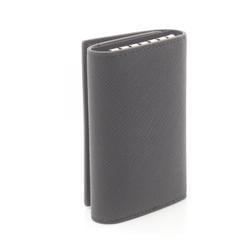 Dunhill PLAIN Key Case, Coated Canvas, Men's, Black, 22R2P14PS001R