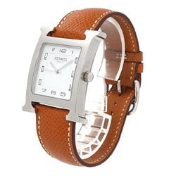 Hermes HERMES H Watch HH1 810 Men's Date White Quartz