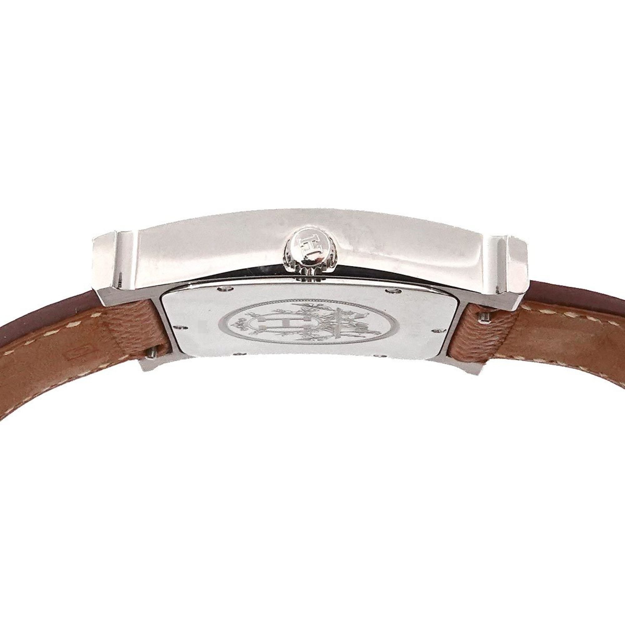 Hermes HERMES H Watch HH1 810 Men's Date White Quartz