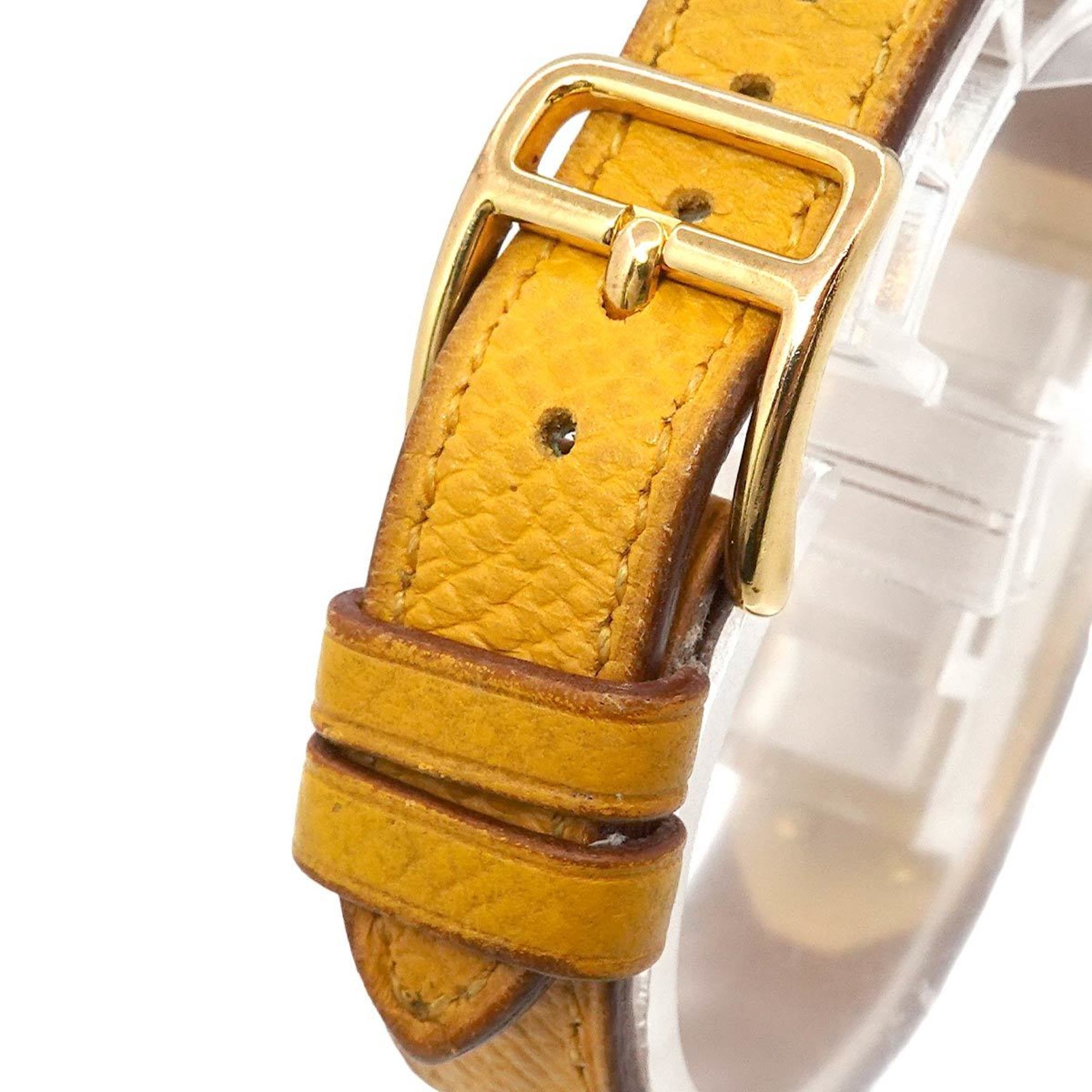 Hermes Kelly Watch Ladies' Gold Quartz Padlock