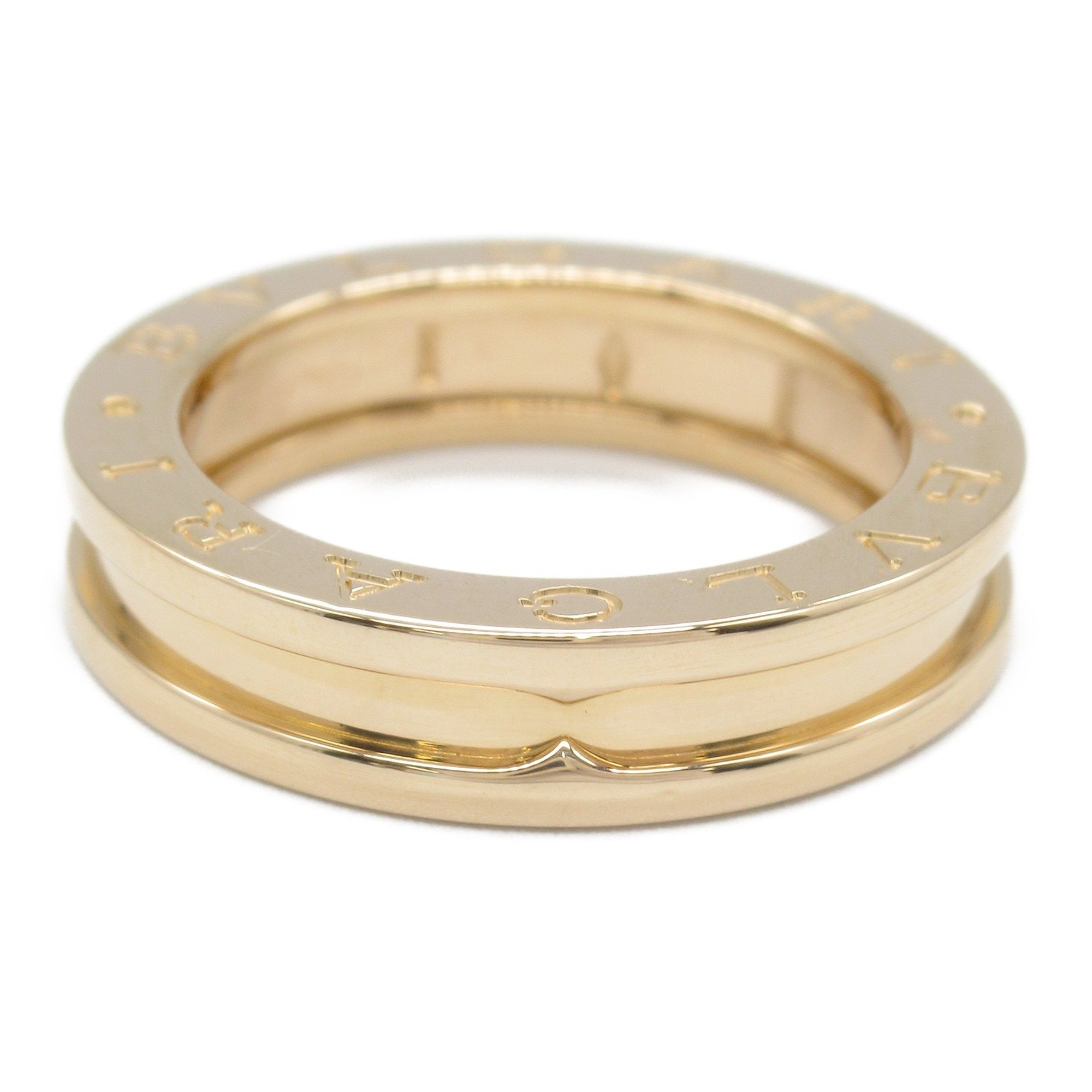 BVLGARI B.zero1 1-band ring, K18PG (pink gold), men's, women's, gold