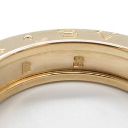 BVLGARI B.zero1 1-band ring, K18PG (pink gold), men's, women's, gold