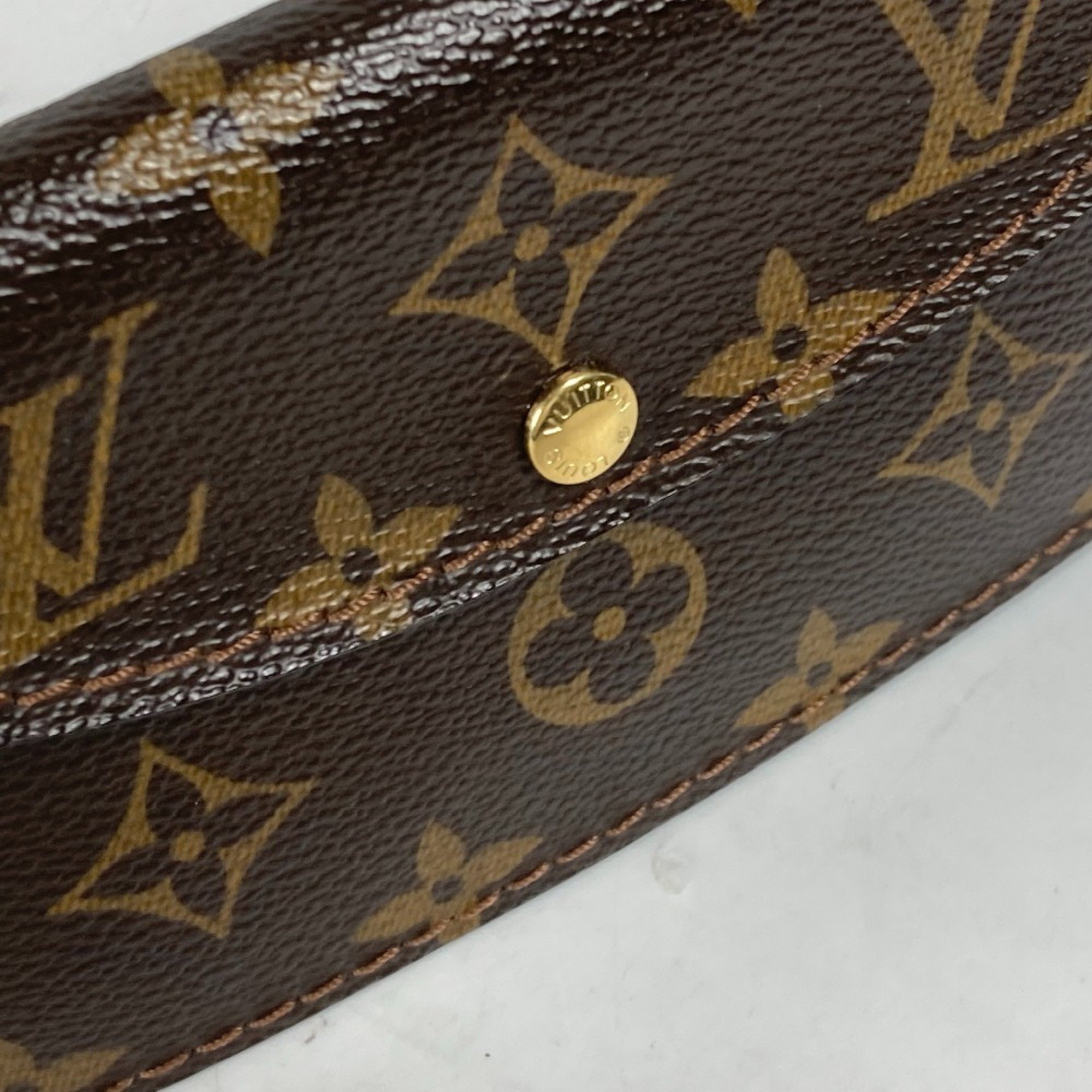 LOUIS VUITTON M6933U Monogram Santur Pochette Belt Bag Waist Body Canvas Men's Women's Brown