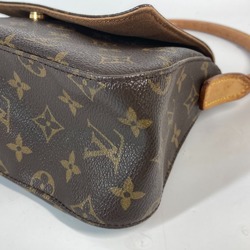 LOUIS VUITTON M51147 Monogram Looping Shoulder Bag Canvas Women's Brown