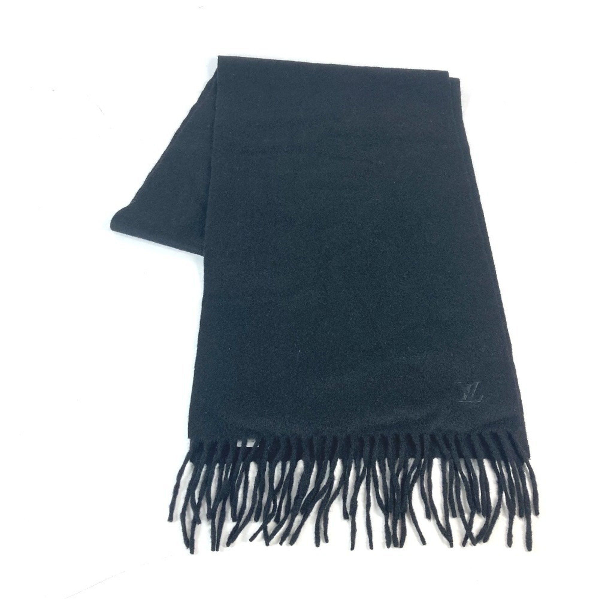 LOUIS VUITTON M75362 Echarpe Geram Scarf Cashmere Men's Black