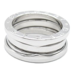 BVLGARI B-zero1 Ring 3 Band K18WG (White Gold) Men's Women's Silver