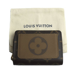 LOUIS VUITTON Louis Vuitton Portefeuille Lou Bi-fold Wallet Monogram Reverse M81461 Women's