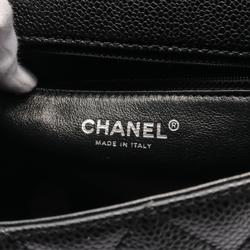 CHANEL Matelasse Handbag Bag Caviar Skin (Grained Calf) Women's Black 29861