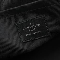 Louis Vuitton City Keepall Monogram Eclipse Reverse Shoulder Bag Coated Canvas Leather Men's Black Gray M45936