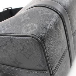 Louis Vuitton City Keepall Monogram Eclipse Reverse Shoulder Bag Coated Canvas Leather Men's Black Gray M45936