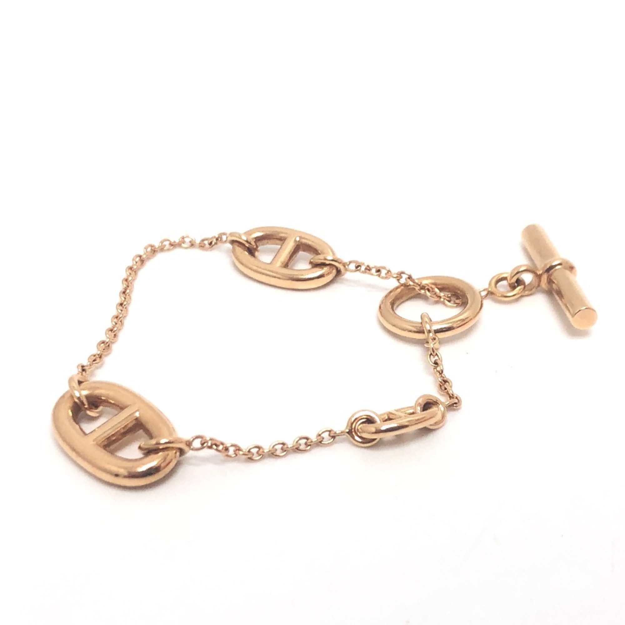 HERMES Hermes Chaine d'Ancre Farandoule Bracelet Accessory K18PG Women's Gold