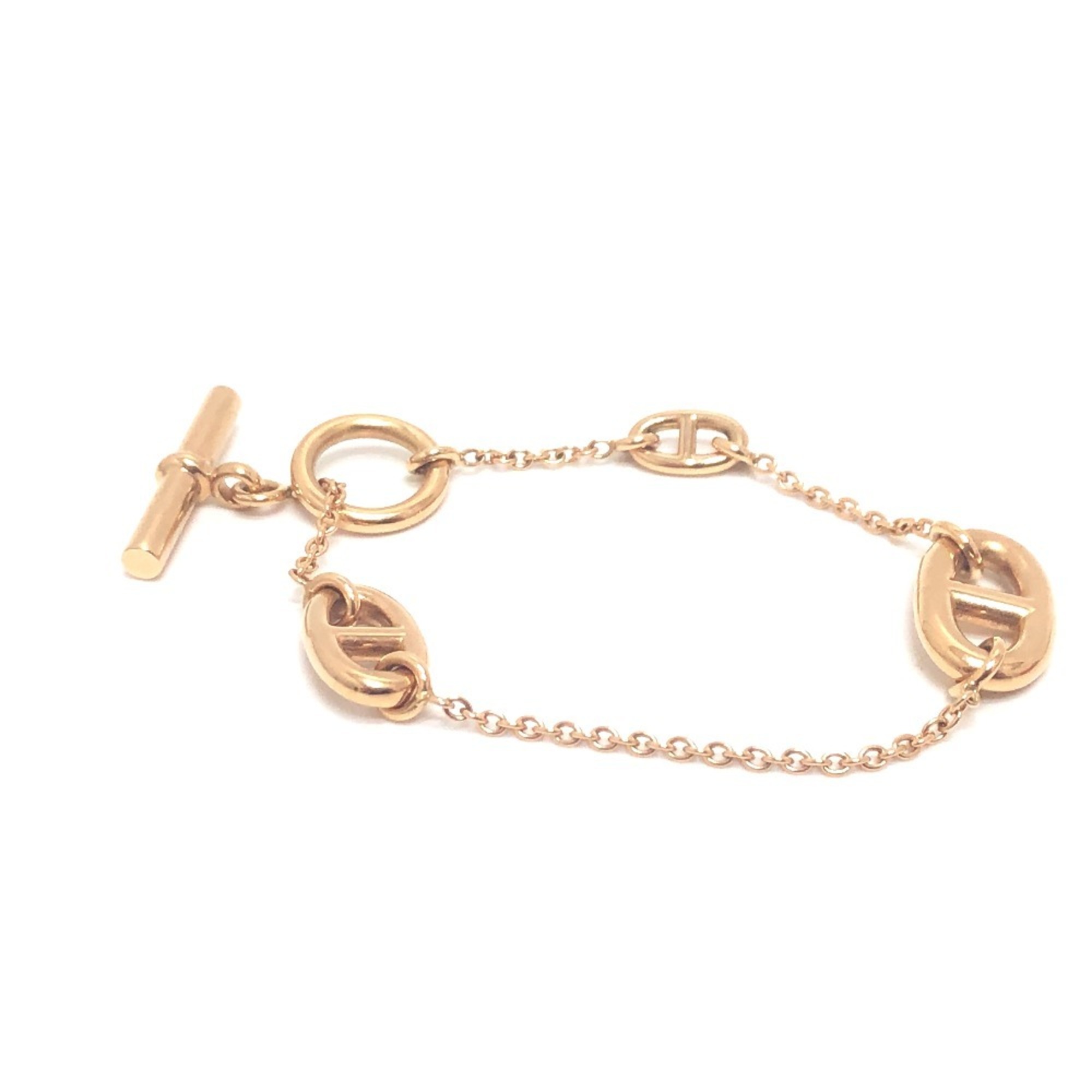 HERMES Hermes Chaine d'Ancre Farandoule Bracelet Accessory K18PG Women's Gold