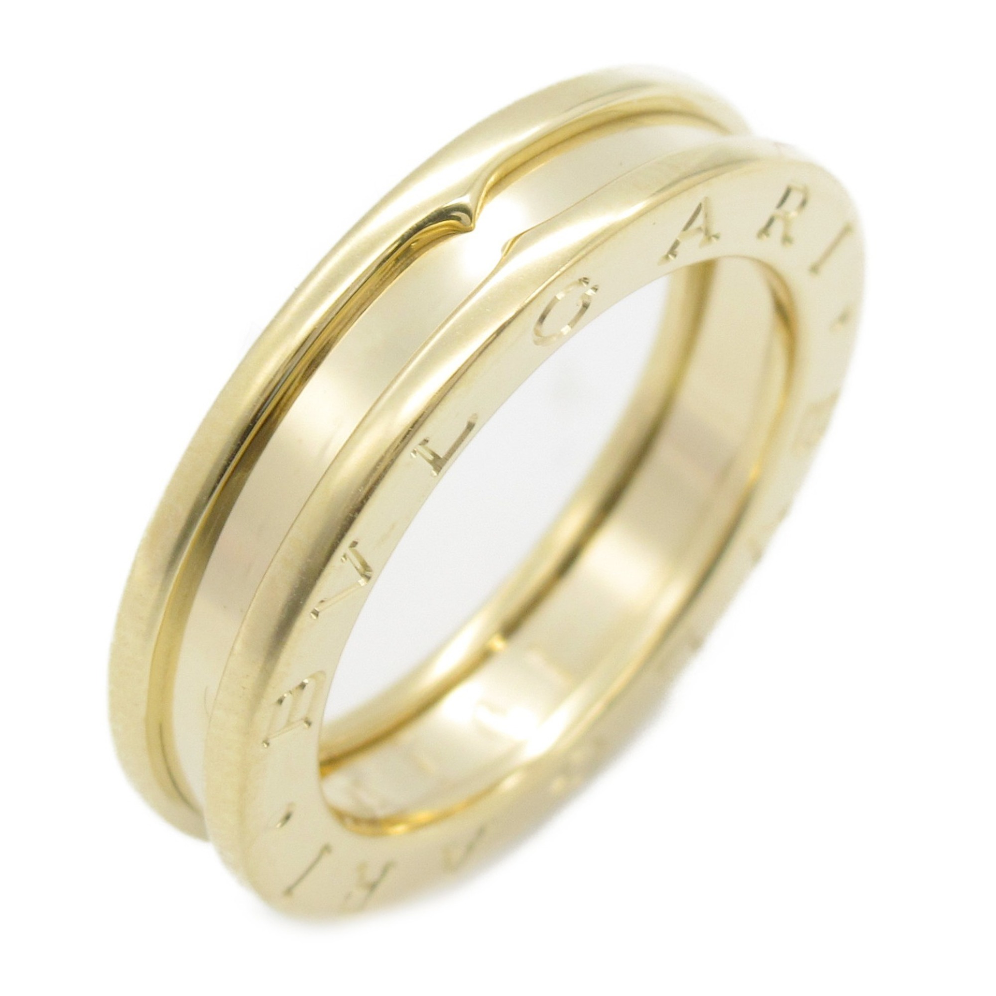 BVLGARI B-zero1 Ring XS Size K18 (Yellow Gold) Men's Women's Gold