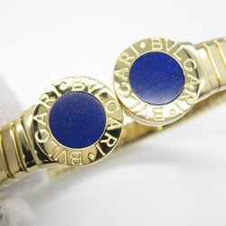 BVLGARI Tubogas Bangle, 18K Yellow Gold, Lapis Lazuli, Women's, Blue