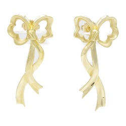 Tiffany & Co. Ribbon Earrings, K18 (yellow gold), ladies' gold